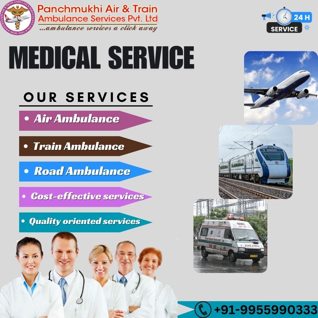 Panchmukhi Best Patient Shifting Ambulance Patna – Priorities are given to Advanced Amenities