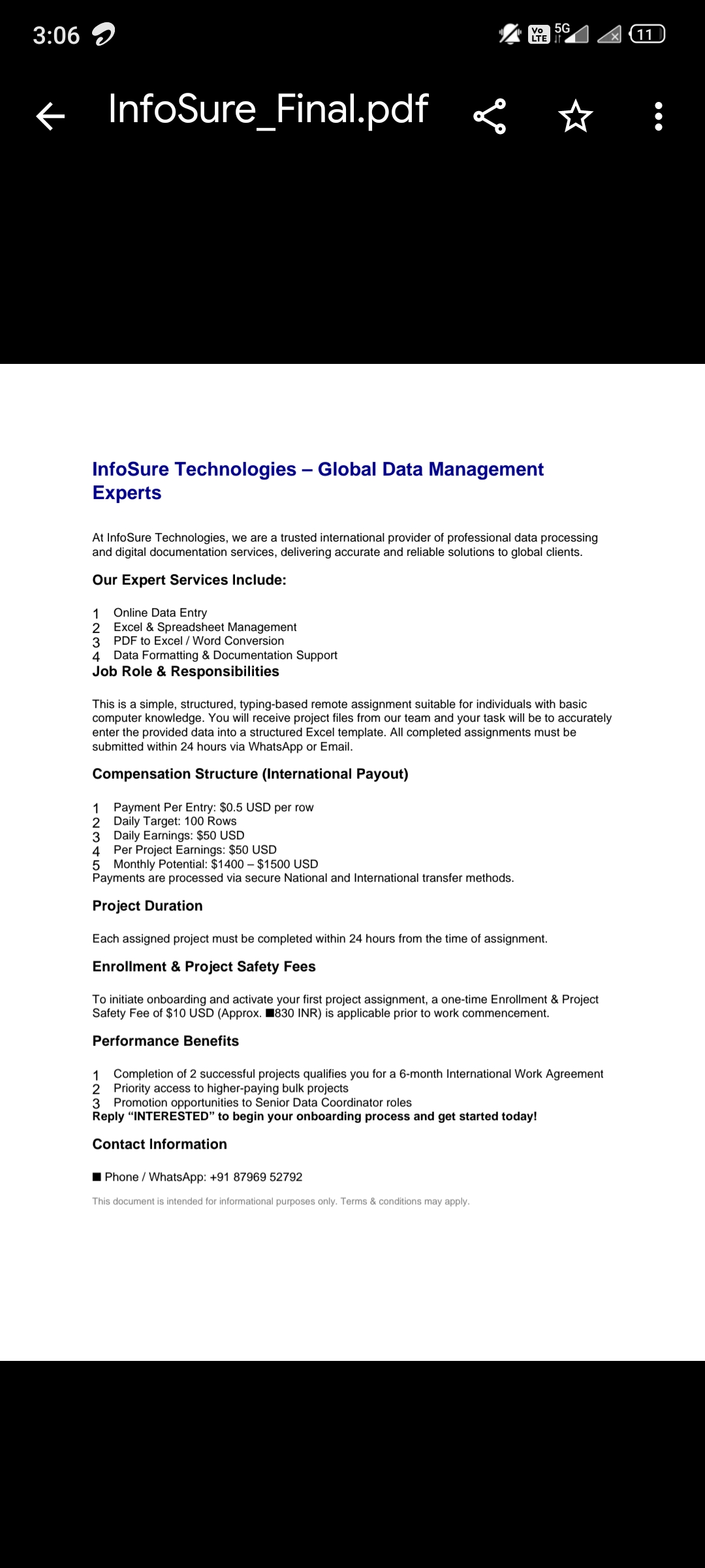 Work from home Data entry job apply