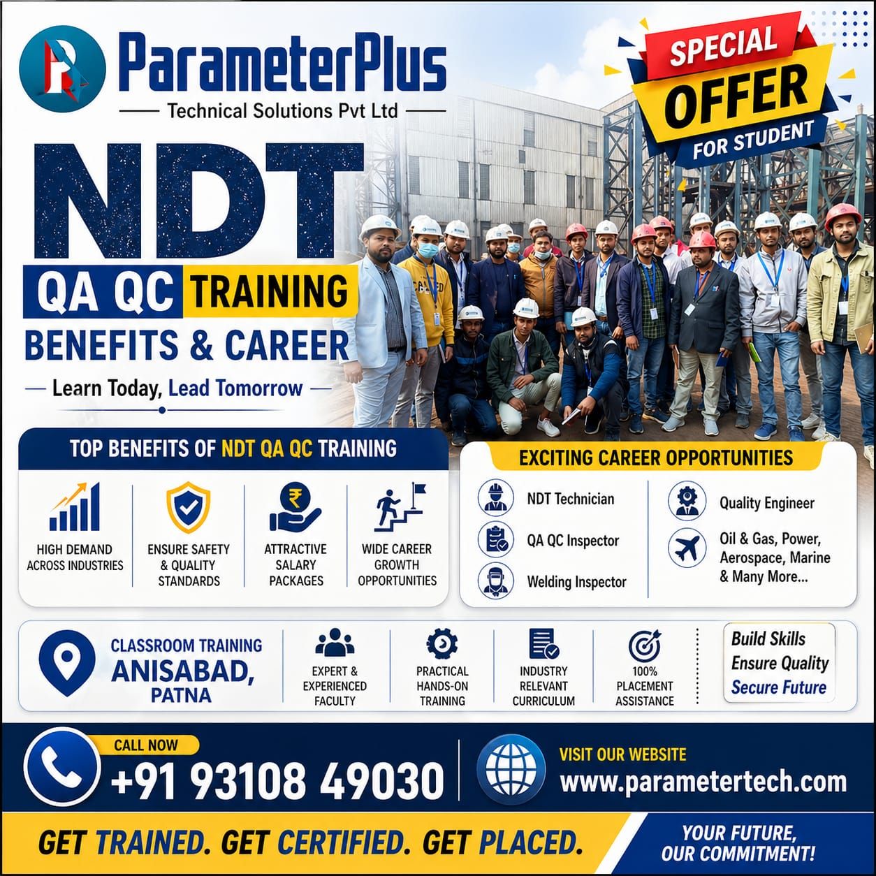 Top QA QC Training Program in West Champaran at Parameterplus