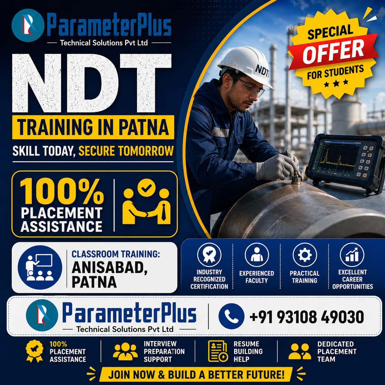 Finest Job-Oriented QA QC Course Available in Bokaro at Parameterplus