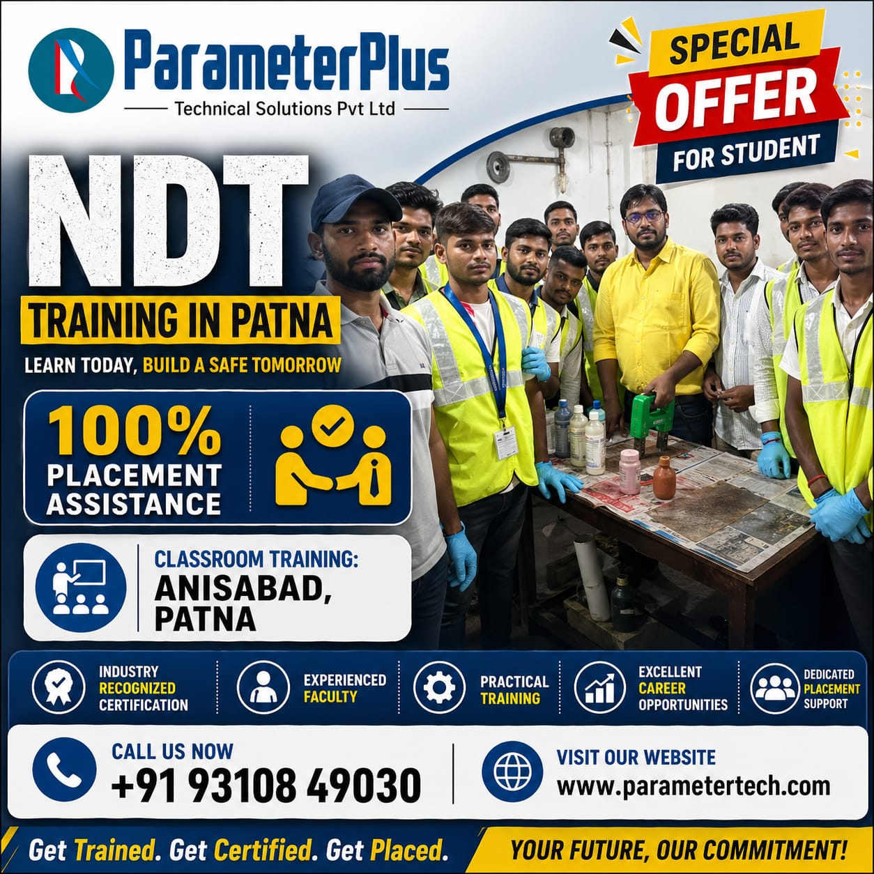 Hands-On QA QC Training for Technical Careers in Darbhanga at Parameterplus