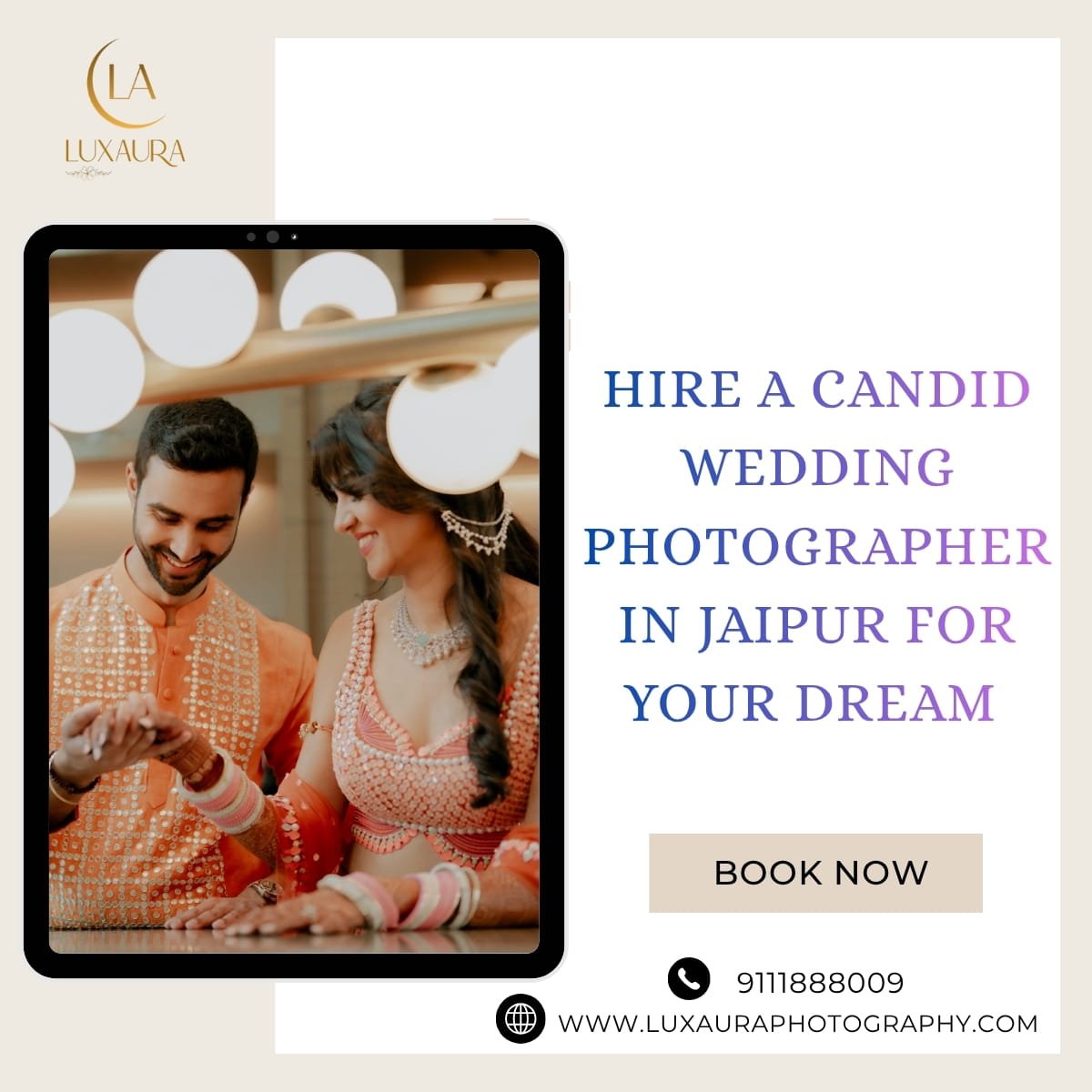 Hire a Candid Wedding Photographer in Jaipur for Your Dream