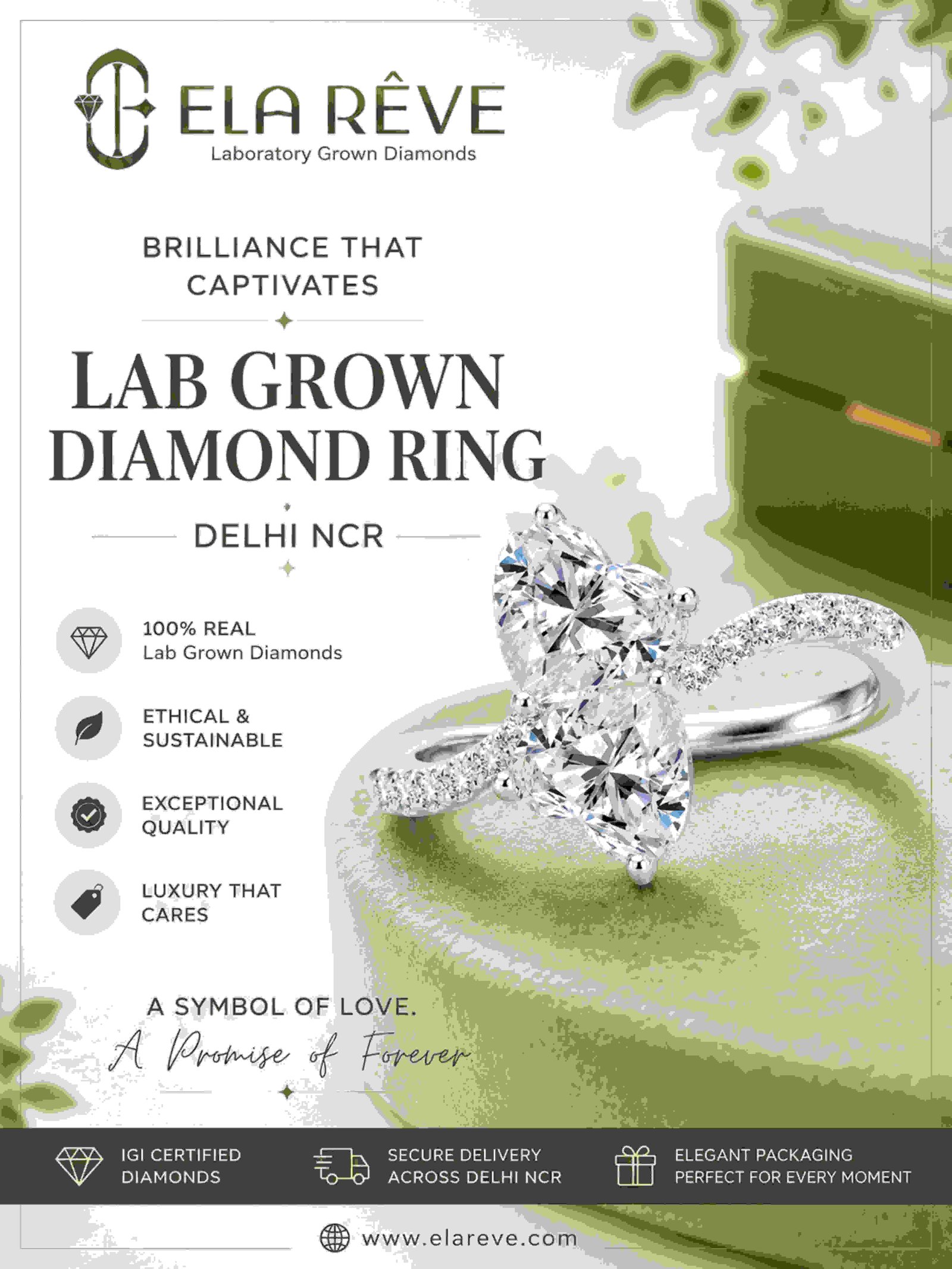 Buy lab grown diamonds in delhi ncr