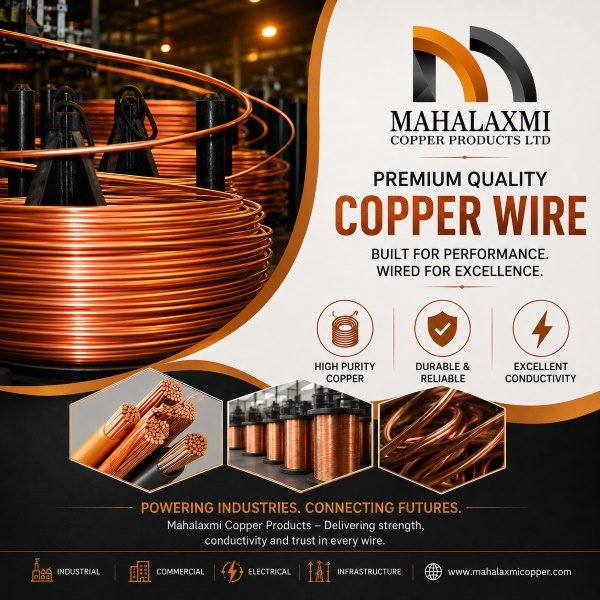 Copper Wire Manufacturer in Ahmedabad - Mahalaxmi Copper