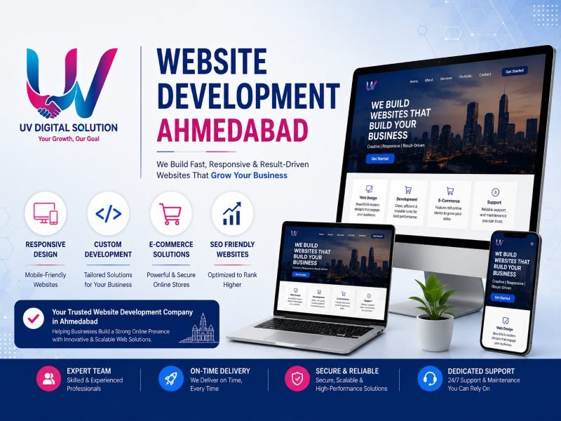 Website Development Company in Ahmedabad | UV Digital Solution