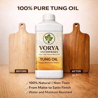 VORYA 100% Pure Tung Oil for Wood