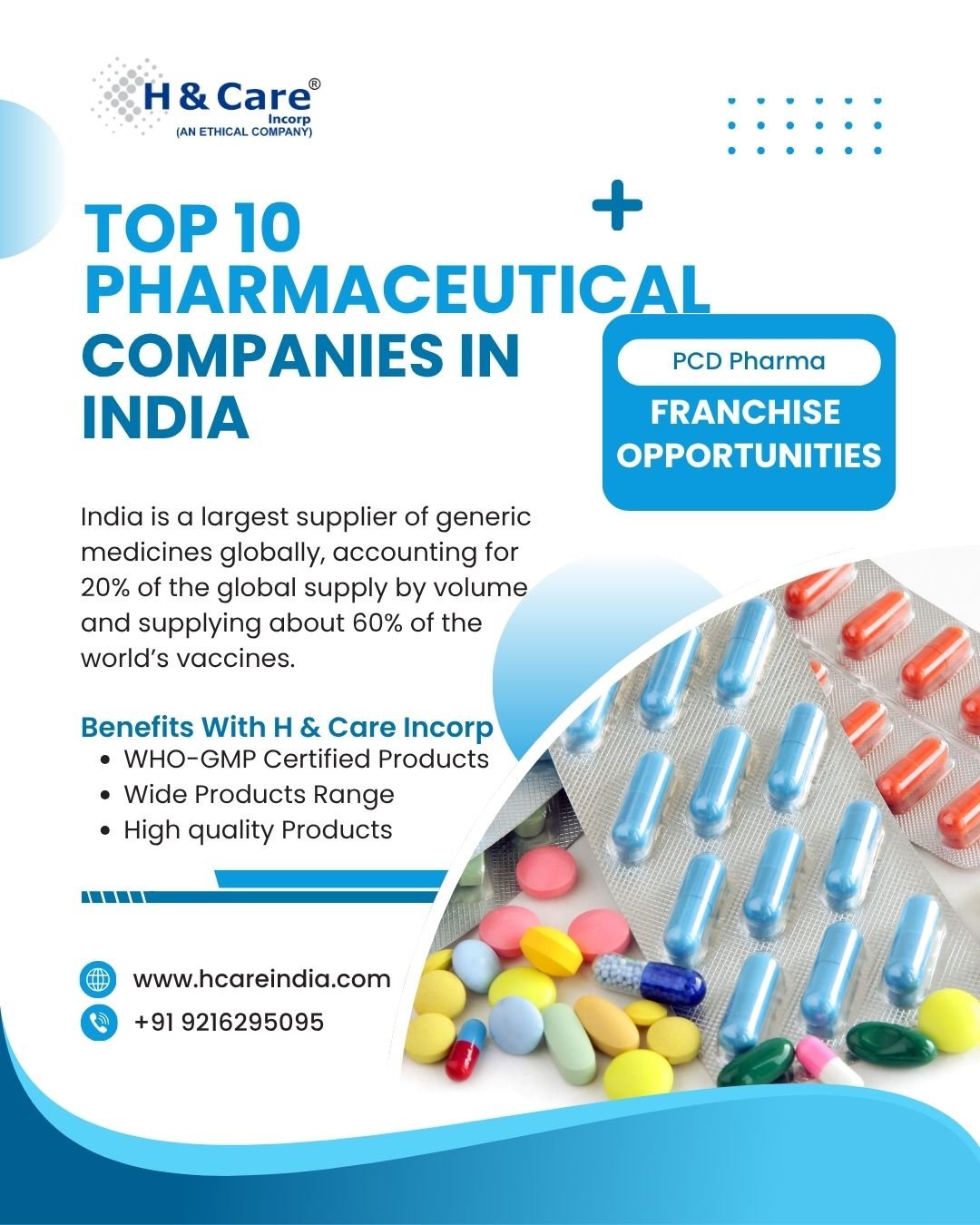 List of Top 10 PCD Pharma Companies in India thumbnail
