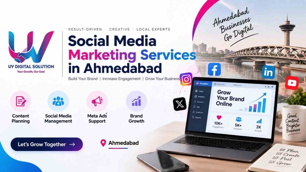 Social Media Marketing Services in Ahmedabad | UV Digital