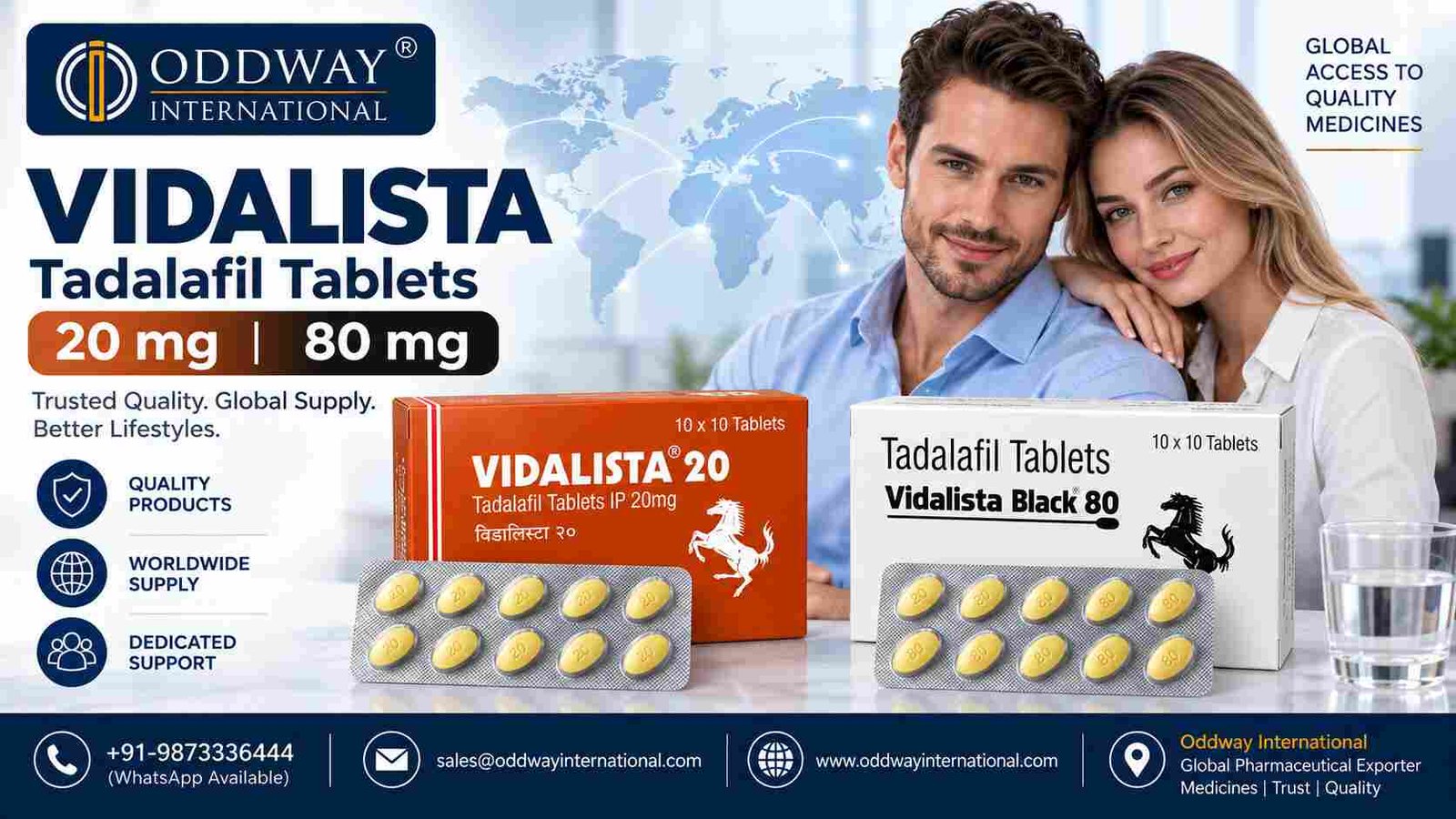 Vidalista 20mg India for USA Importers - Oddway