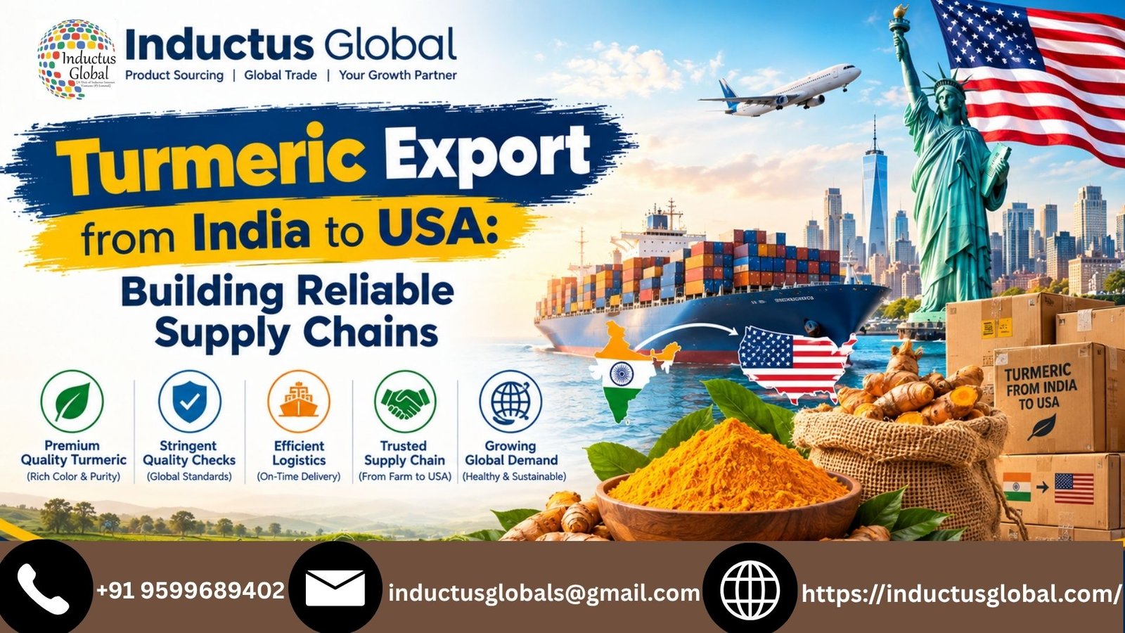 Turmeric Export from India to USA: Building Reliable Supply Chains