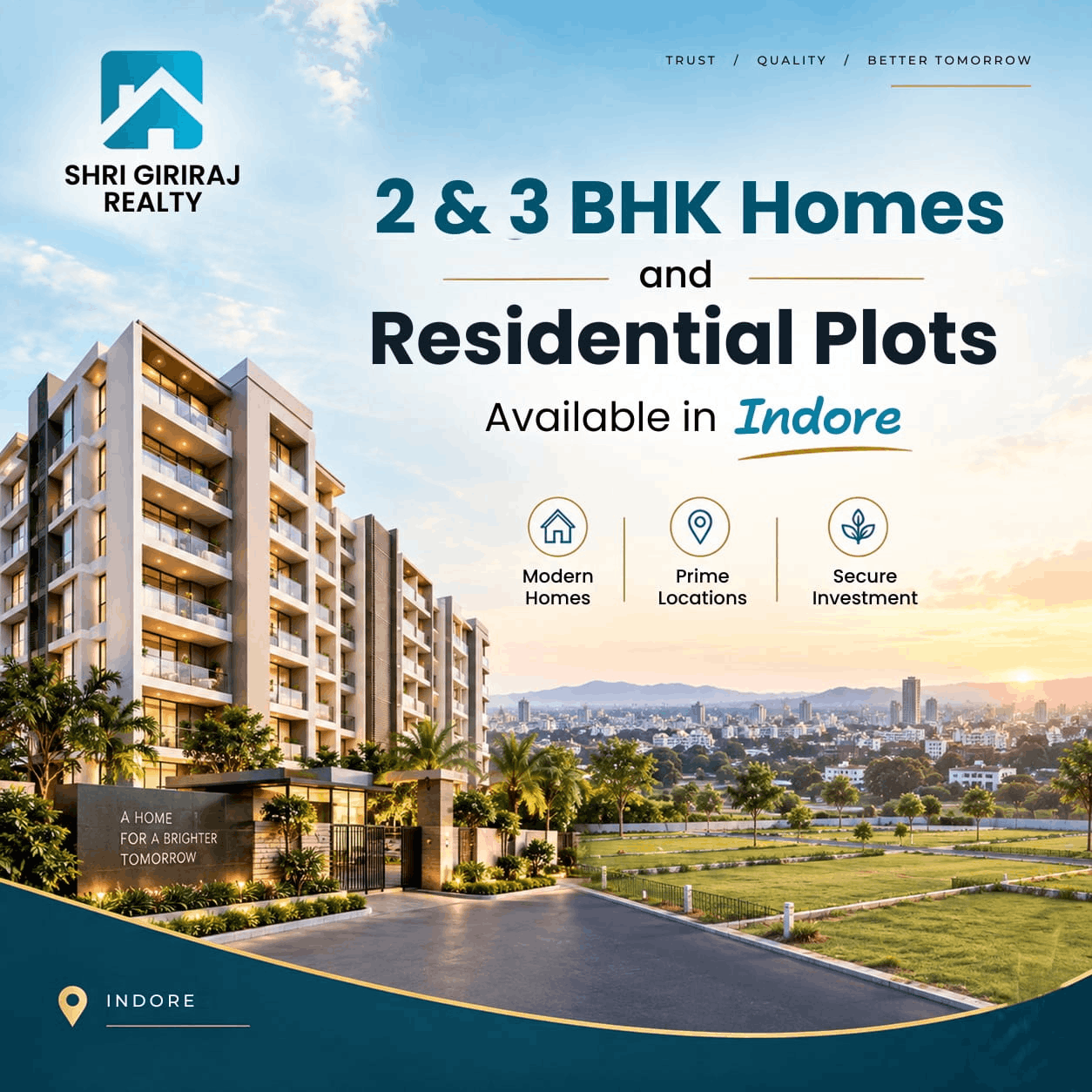 Find Residential Property in Indore Designed Around Everyday Living