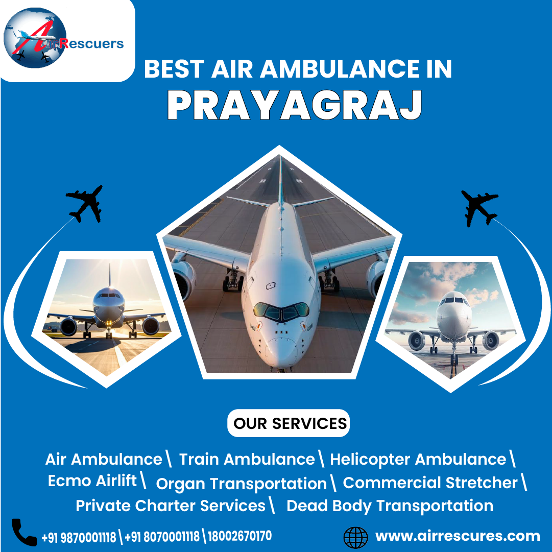 24/7 Air Ambulance Service in Prayagraj