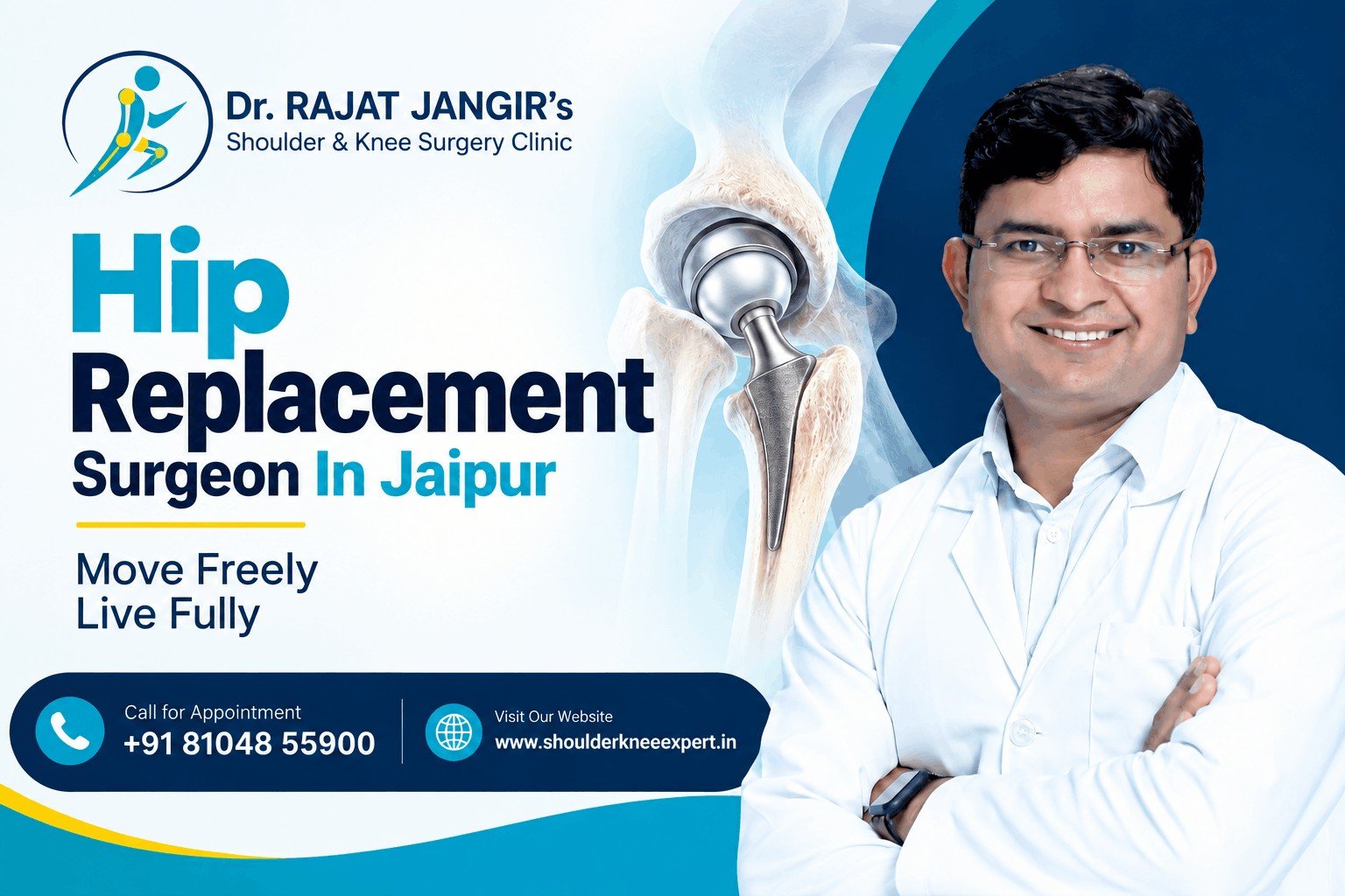 Hip Replacement Surgeon in Jaipur | Dr. Rajat Jangir