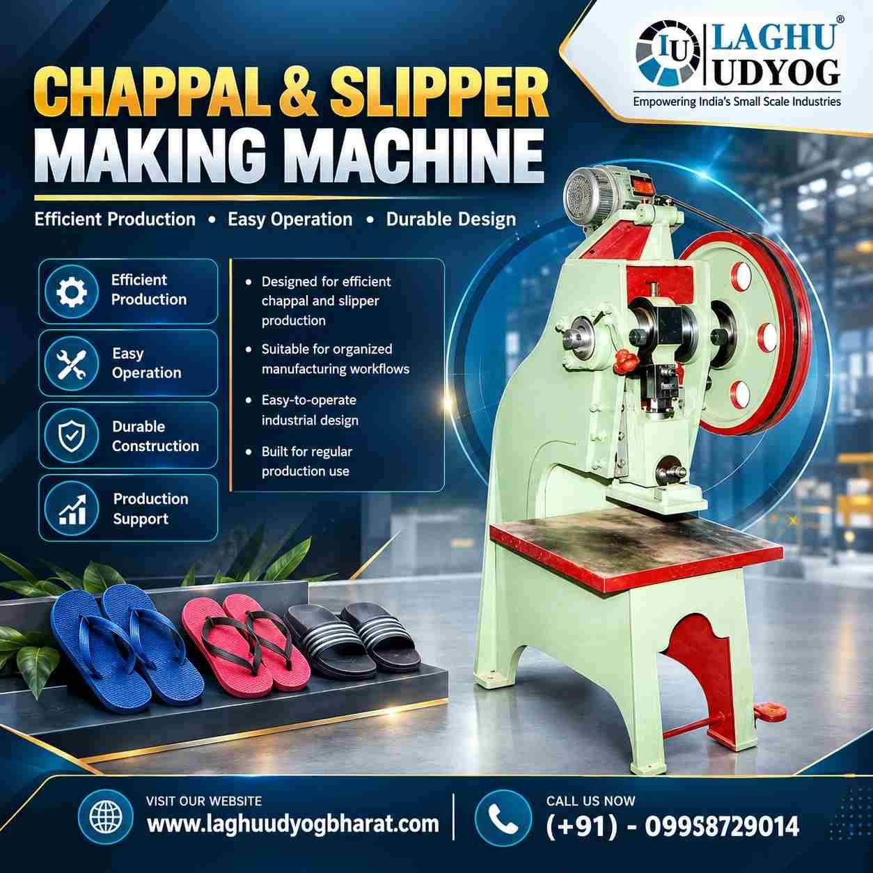 Chappal & Slipper Making Machine Supplier for Production
