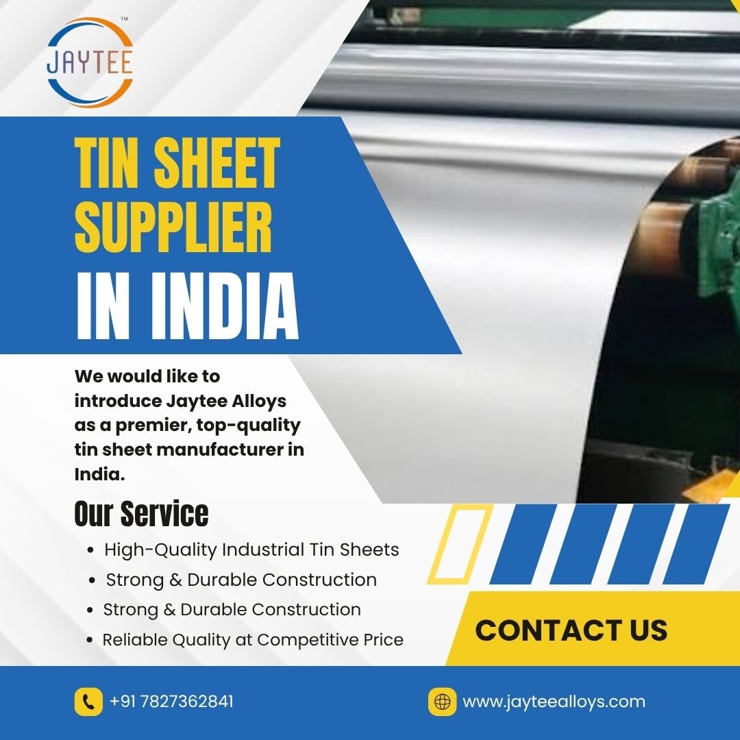 Buy High-Quality Tin Sheets from Trusted Suppliers