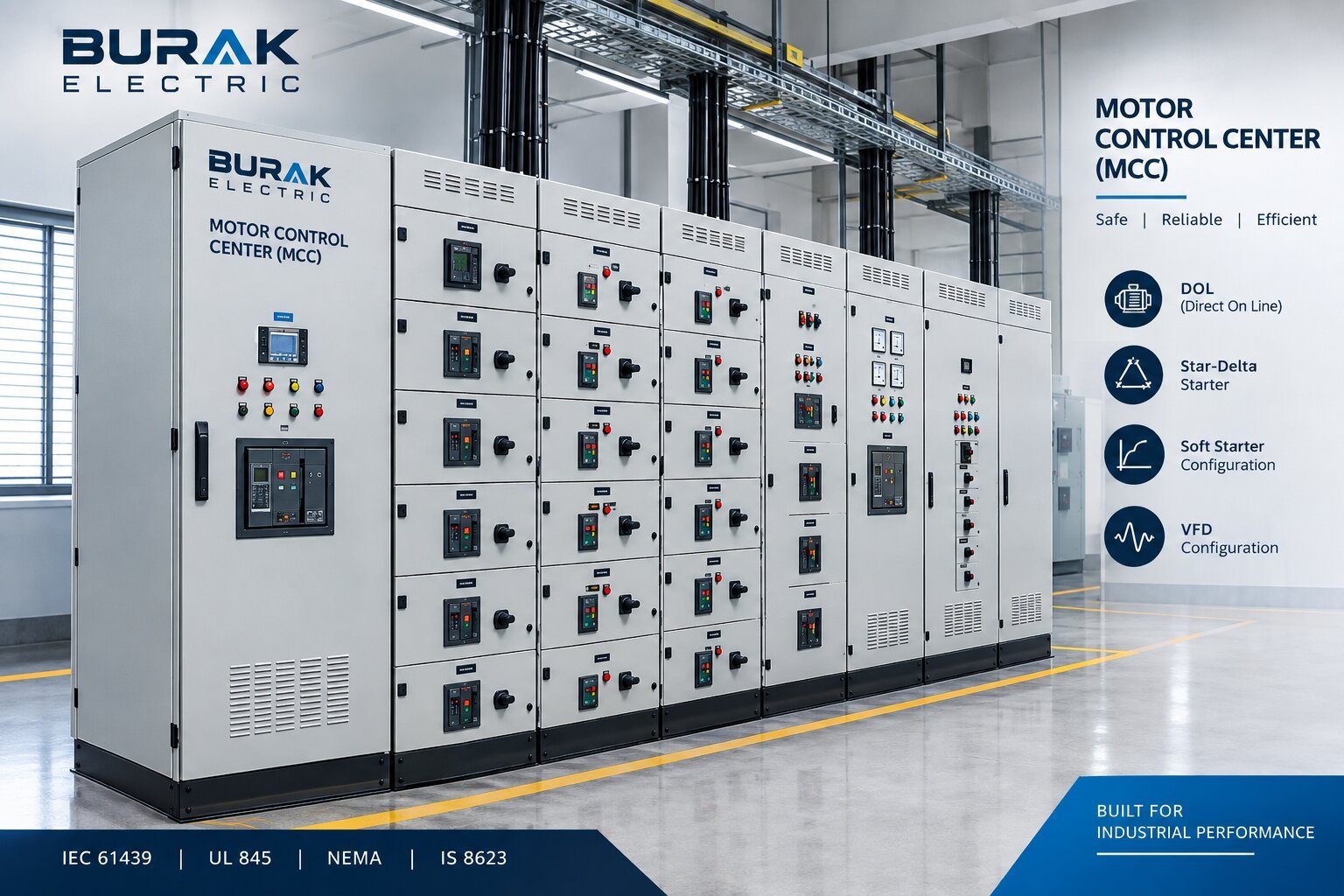 Motor Control Center for Reliable Motor Control Systems