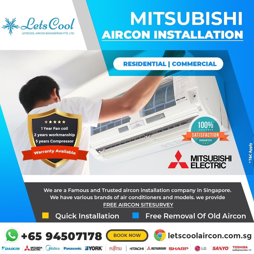 Mitsubishi Aircon Installation