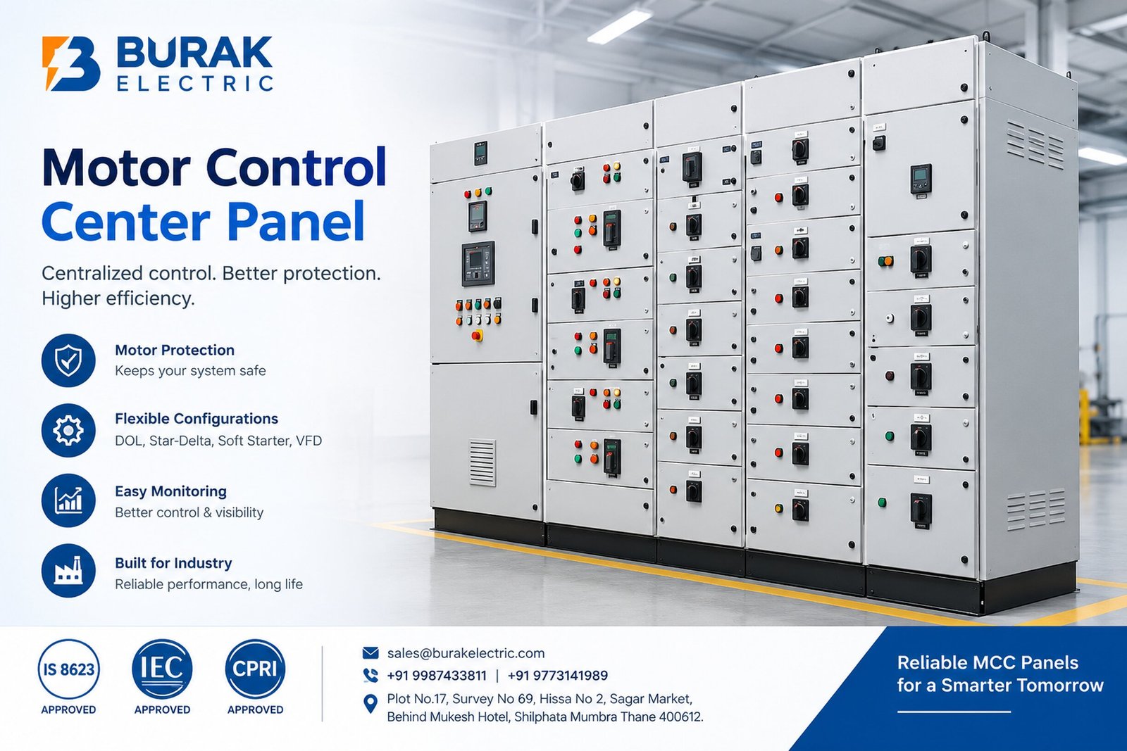MCC Panel Supplier for Reliable Motor Control