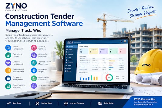 Tender Pricing Software for Construction Cost Estimation | ZYNO Construction