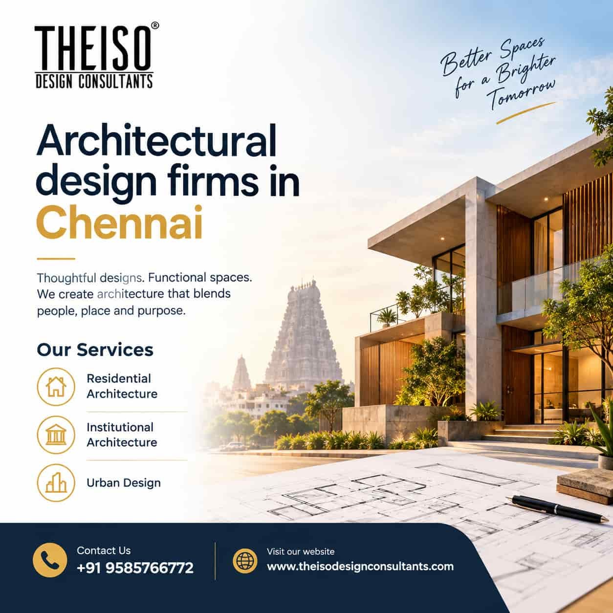 Residential and Commercial Projects with Architectural Design Firms in Chennai