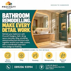Professional Bathroom Remodeling Services in Delhi NCR