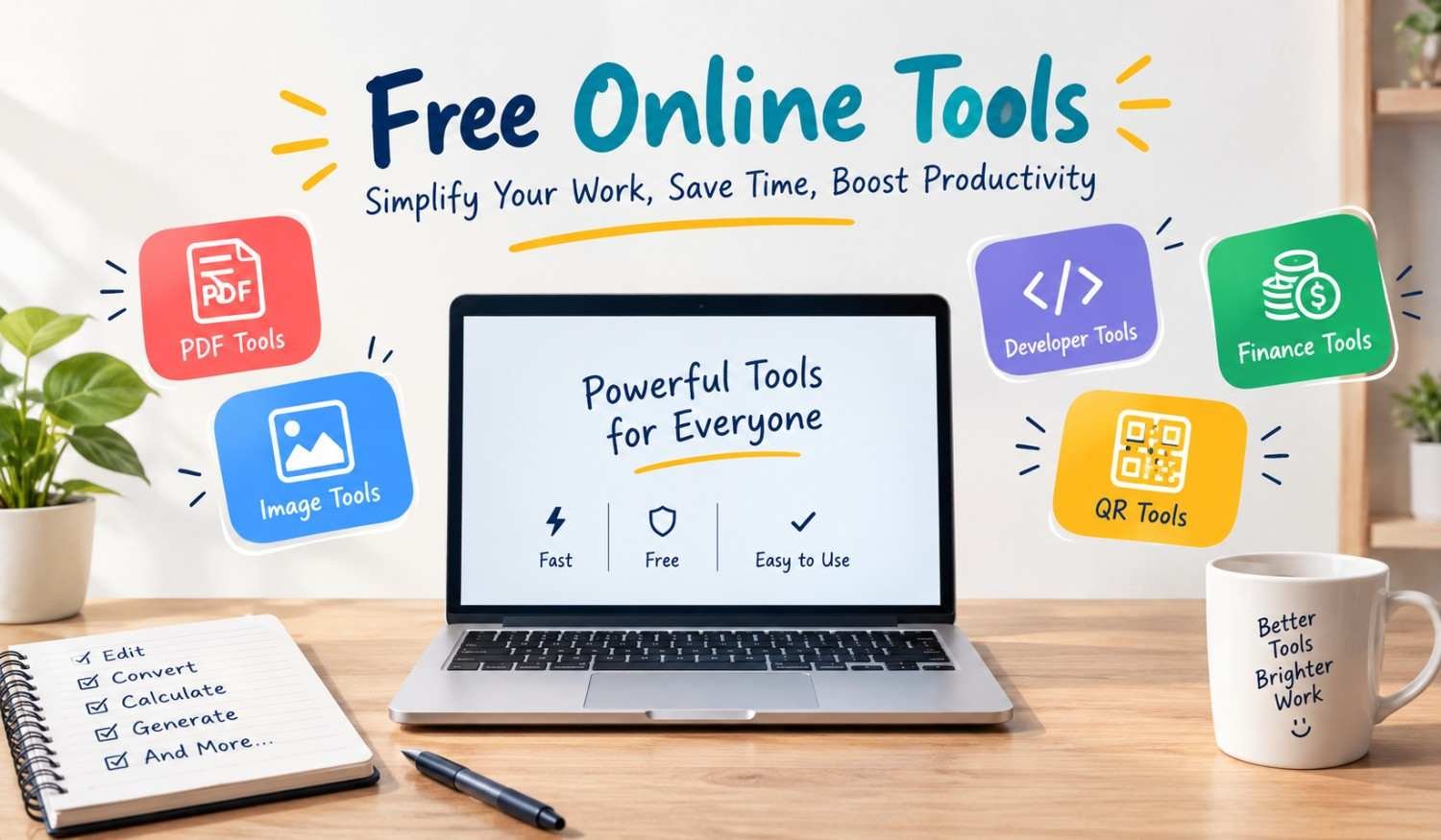 All-in-One Free Online Tools for Digital Productivity
