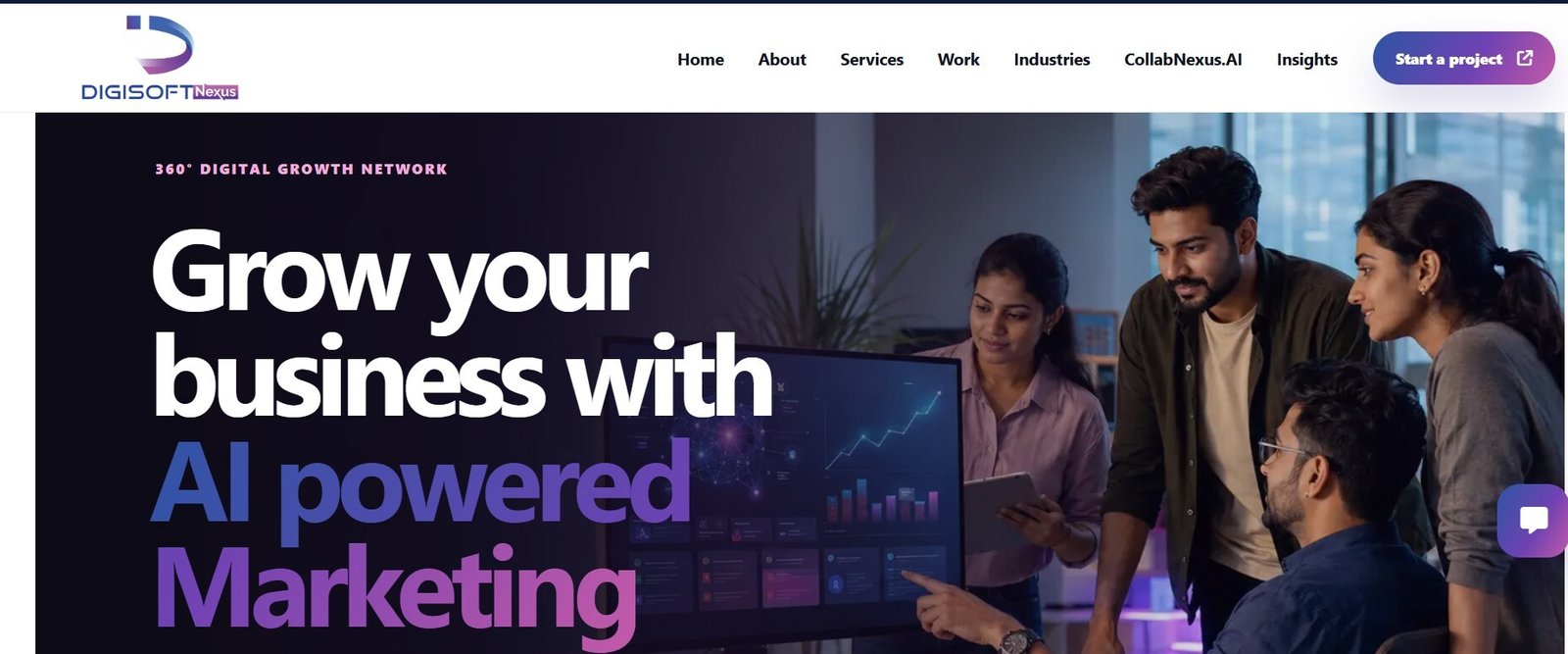 DigiSoft Nexus | 360° Digital Marketing Agency in Gurugram – AI Marketing