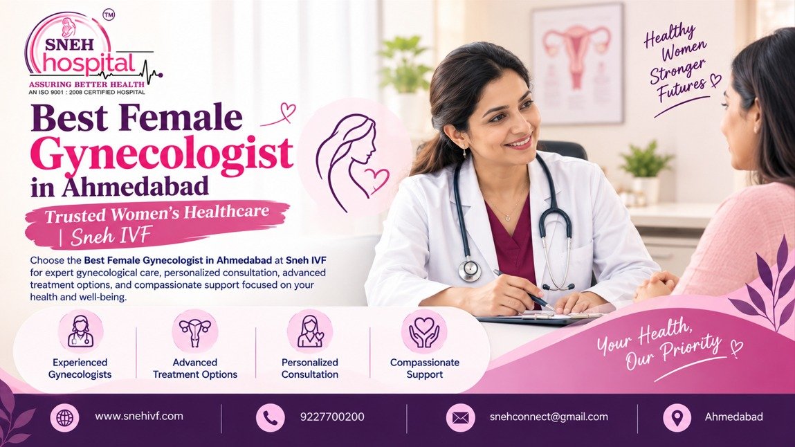 Best Female Gynecologist in Ahmedabad | Trusted Women's Healthcare | Sneh IVF