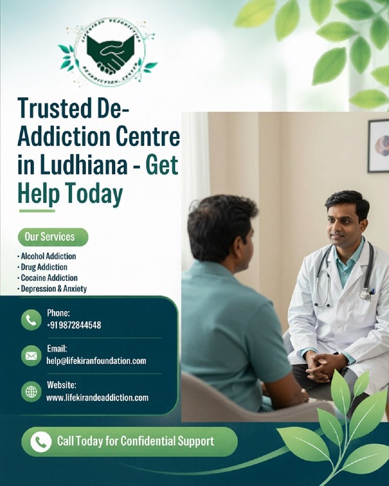 De-Addiction Centre in Ludhiana - Alcohol & Drug Treatment