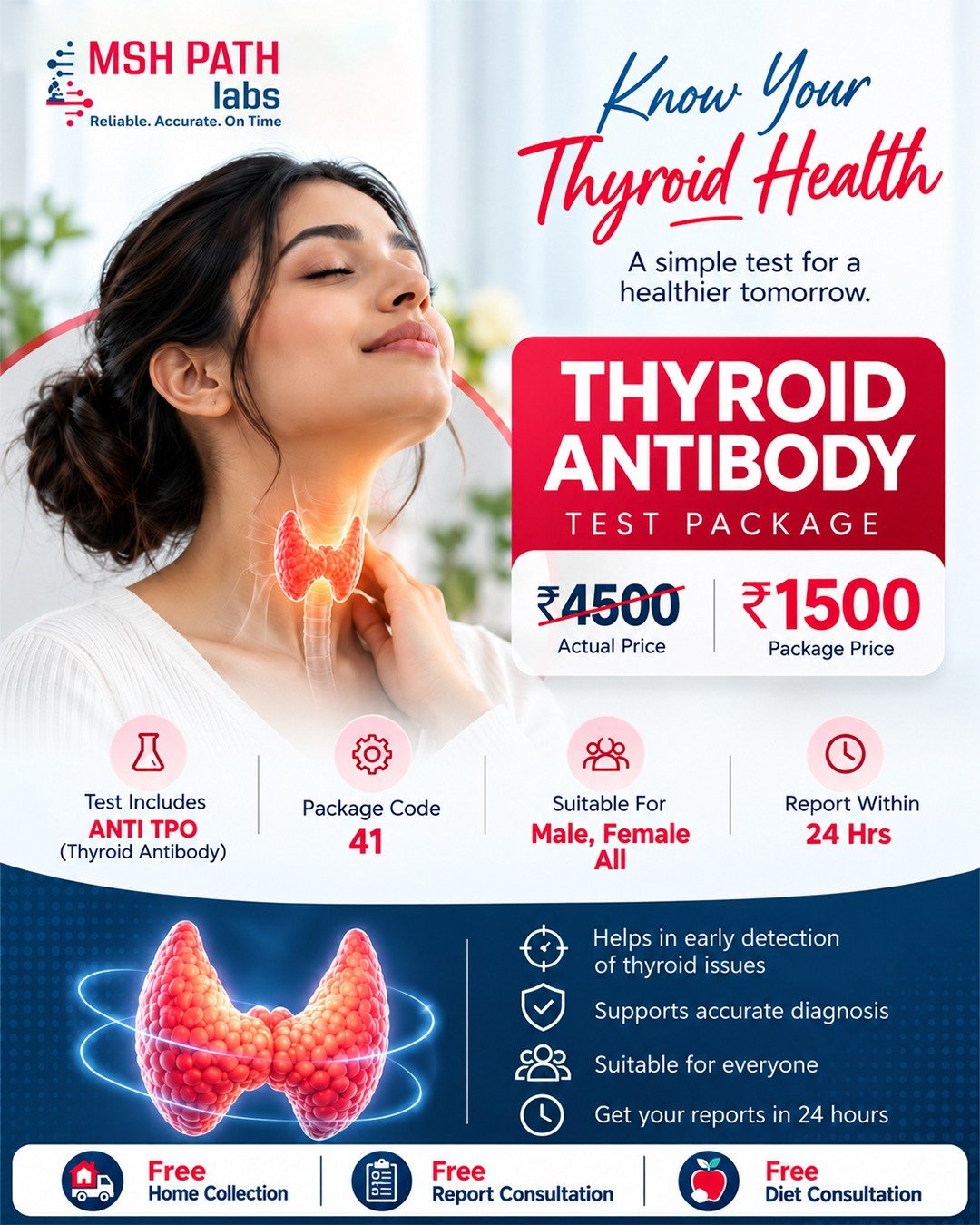 Book Full Body Checkup Packages in Delhi NCR with MSH Pathlabs