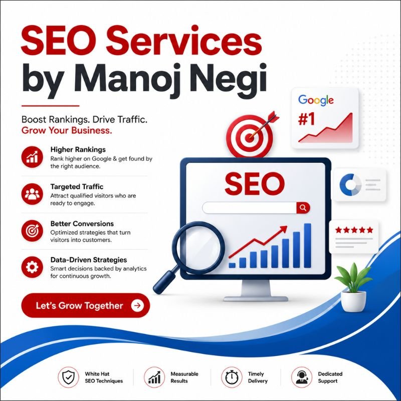 SEO Expert in India – Professional SEO Services by Manoj Negi