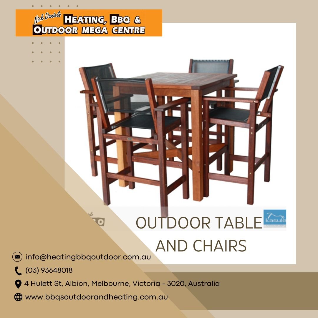 Outdoor Table and Chairs for Your Patio and Backyard