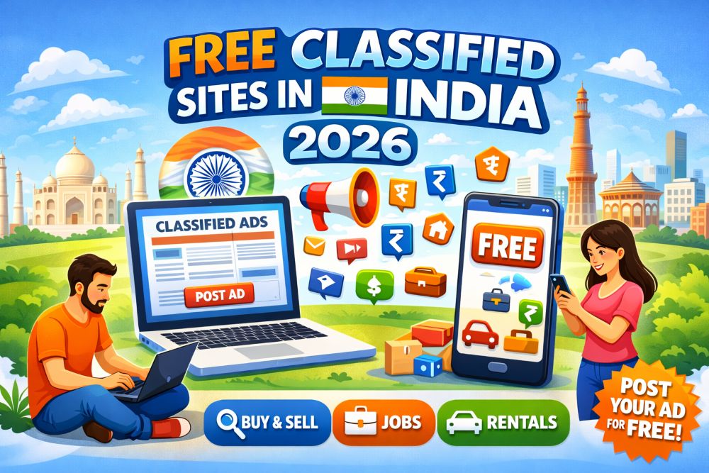 Top 100 Free Classified Submission Sites in India & Worldwide (2026 Updated List)