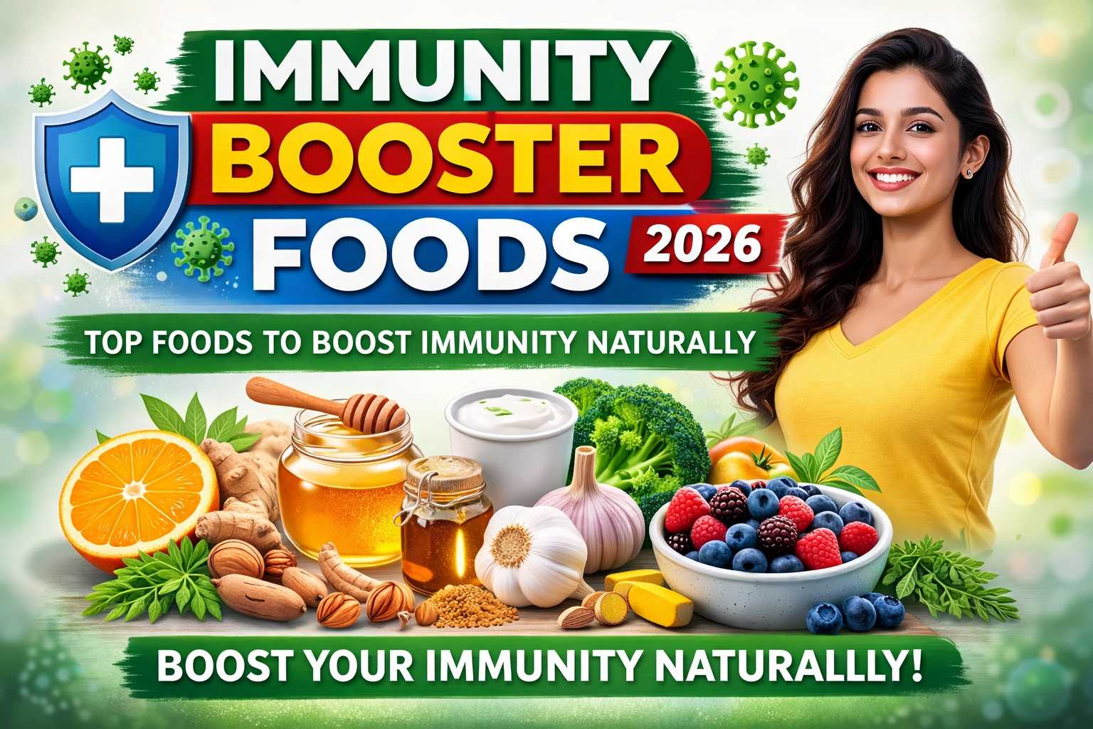 Immunity Booster Foods: Strengthen Your Body Naturally with the Right Nutrition