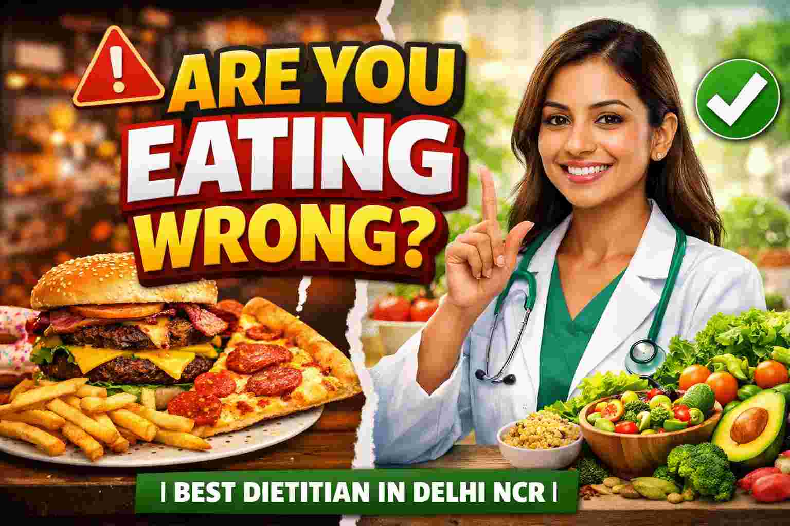 Best Dietitian in Delhi NCR — Hidden Mistakes Destroying Your Health