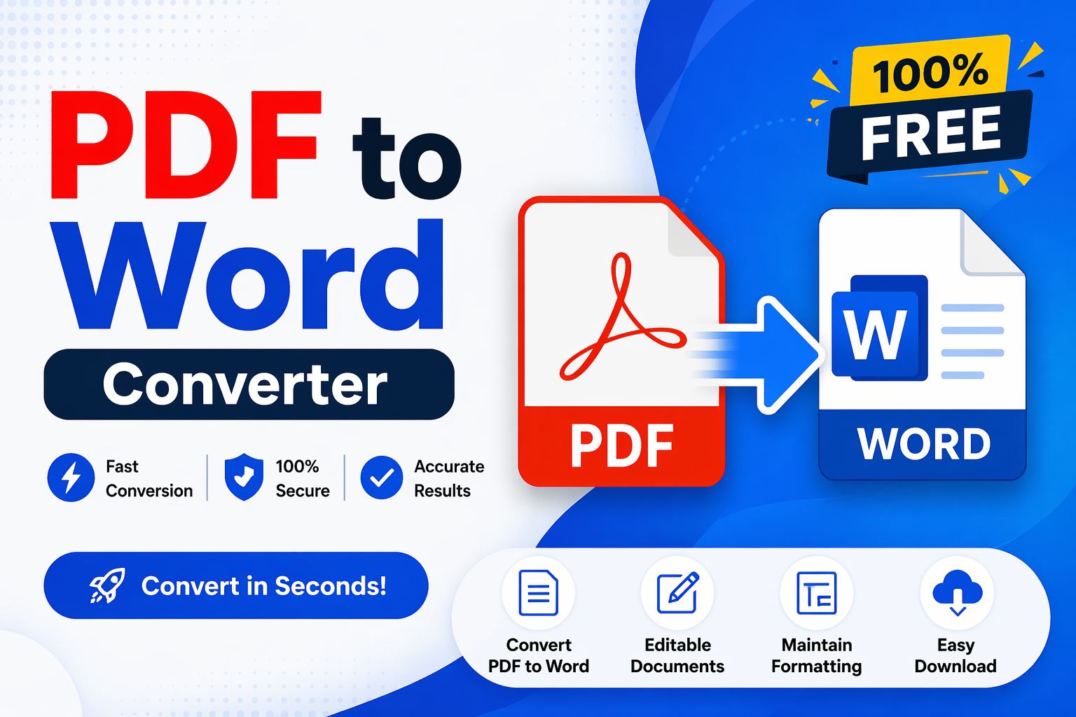 PDF to Word Converter Hindi Mein – Free, Bina Watermark, Mobile Se Bhi
