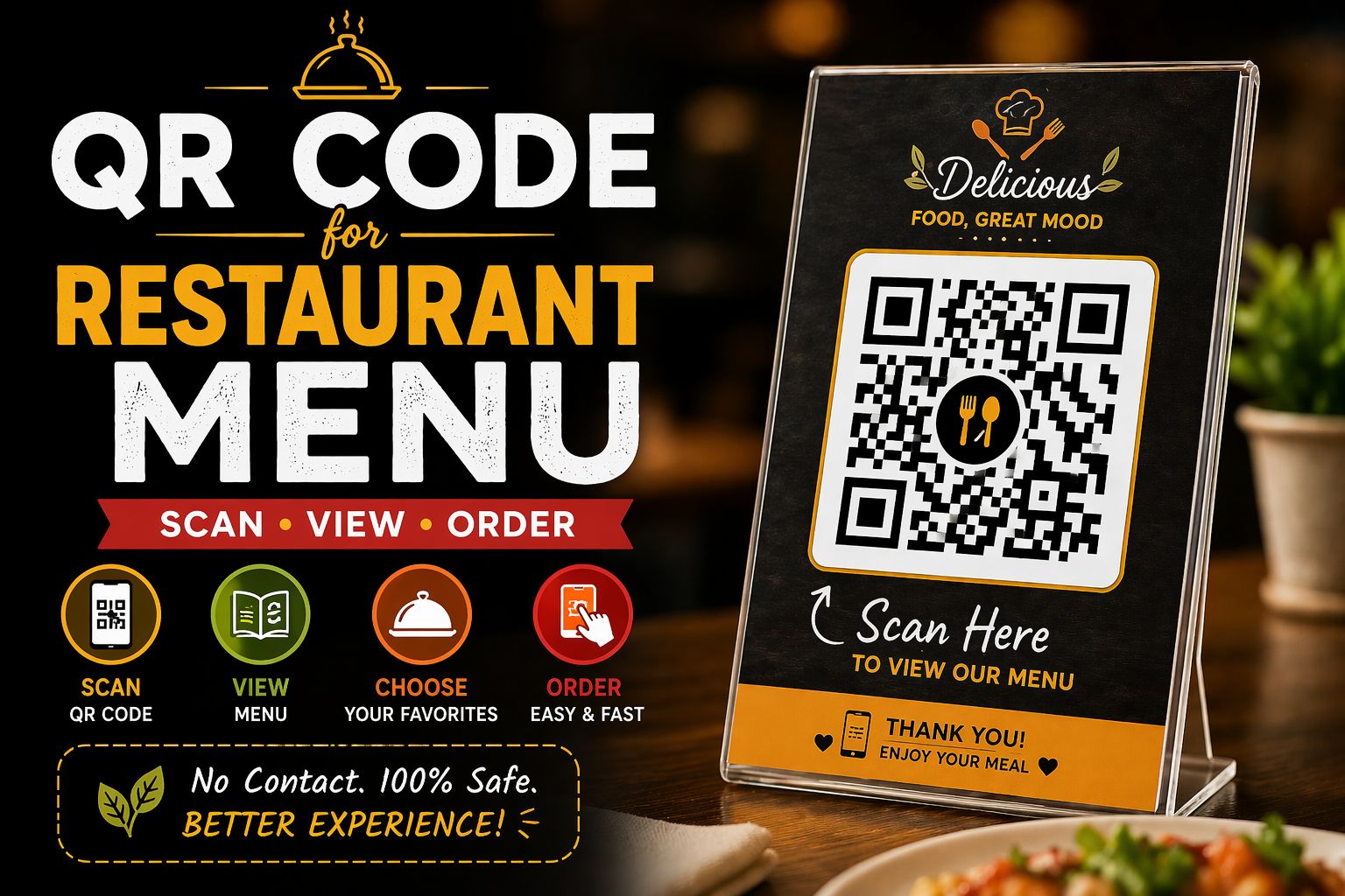 QR Code for Restaurant Menu – How Indian Restaurants Can Go Contactless for Free