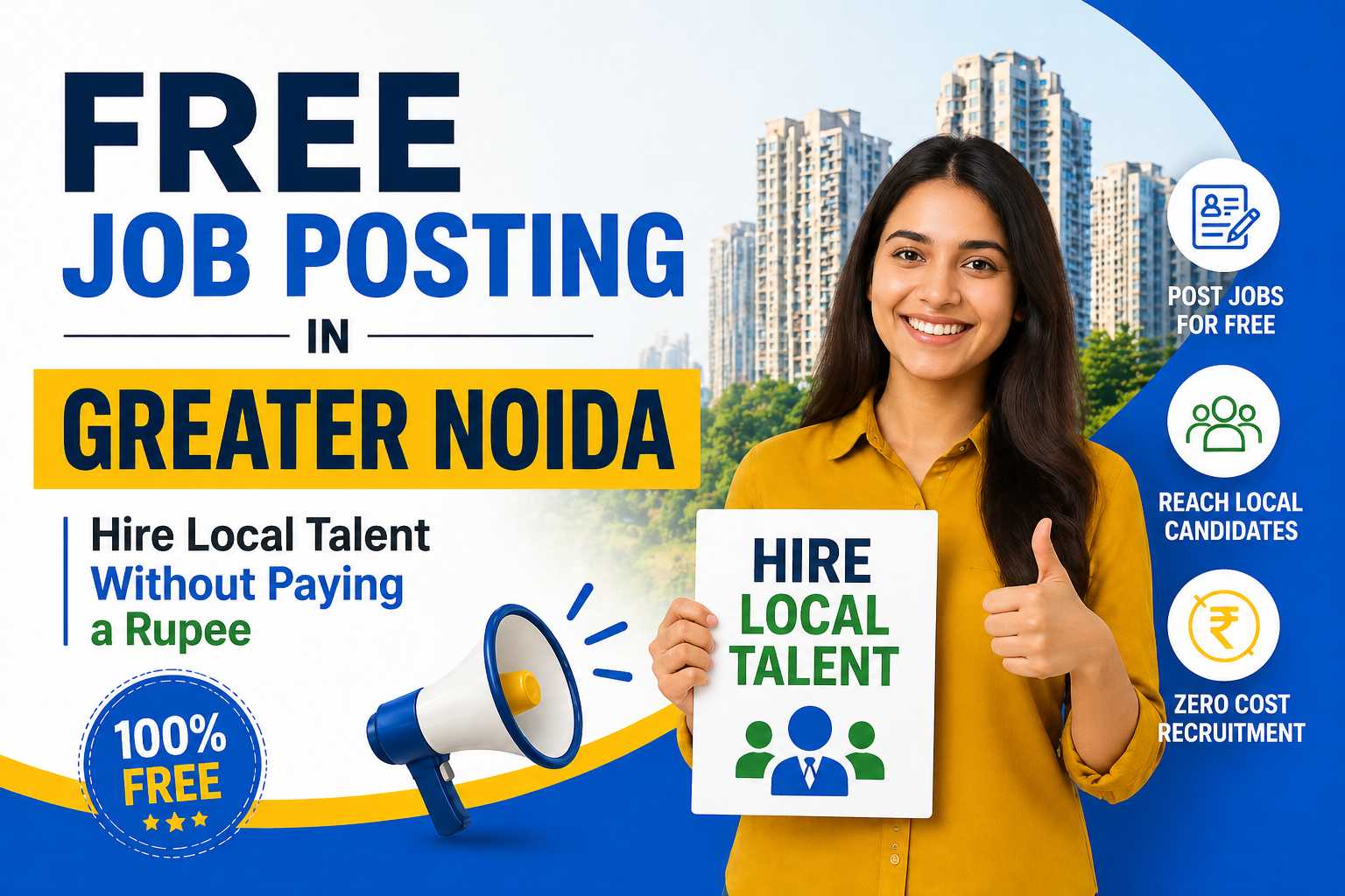 Free Job Posting in Greater Noida – Hire Local Talent Without Paying a Rupee