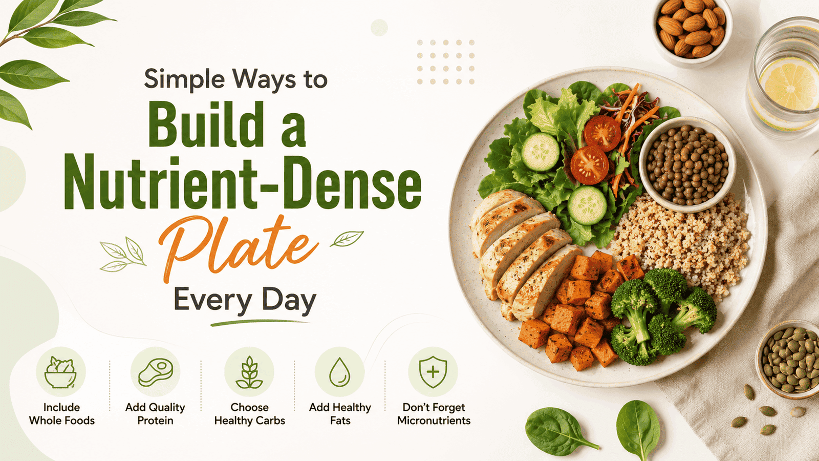 Simple Ways to Build a Nutrient-Dense Plate Every Day