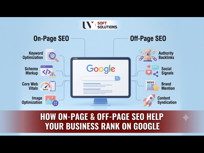 How On Page SEO and Off Page SEO Help Your Business Rank on Google