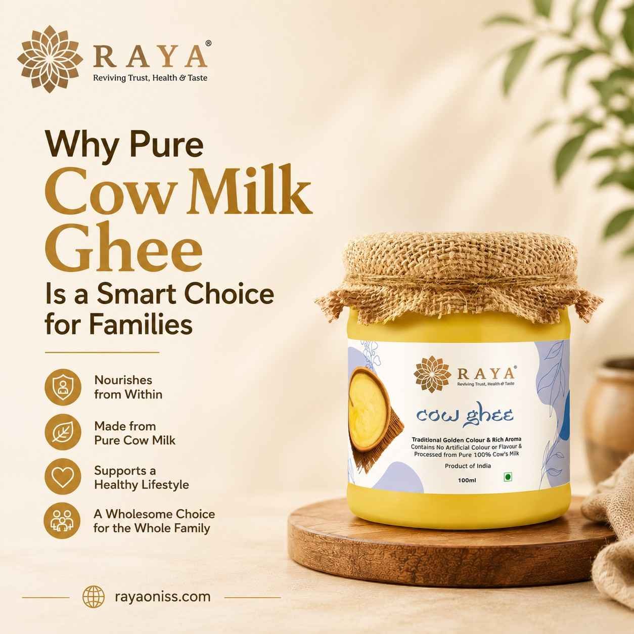 Choose A2 Organic Cow Ghee for a Healthier Lifestyle