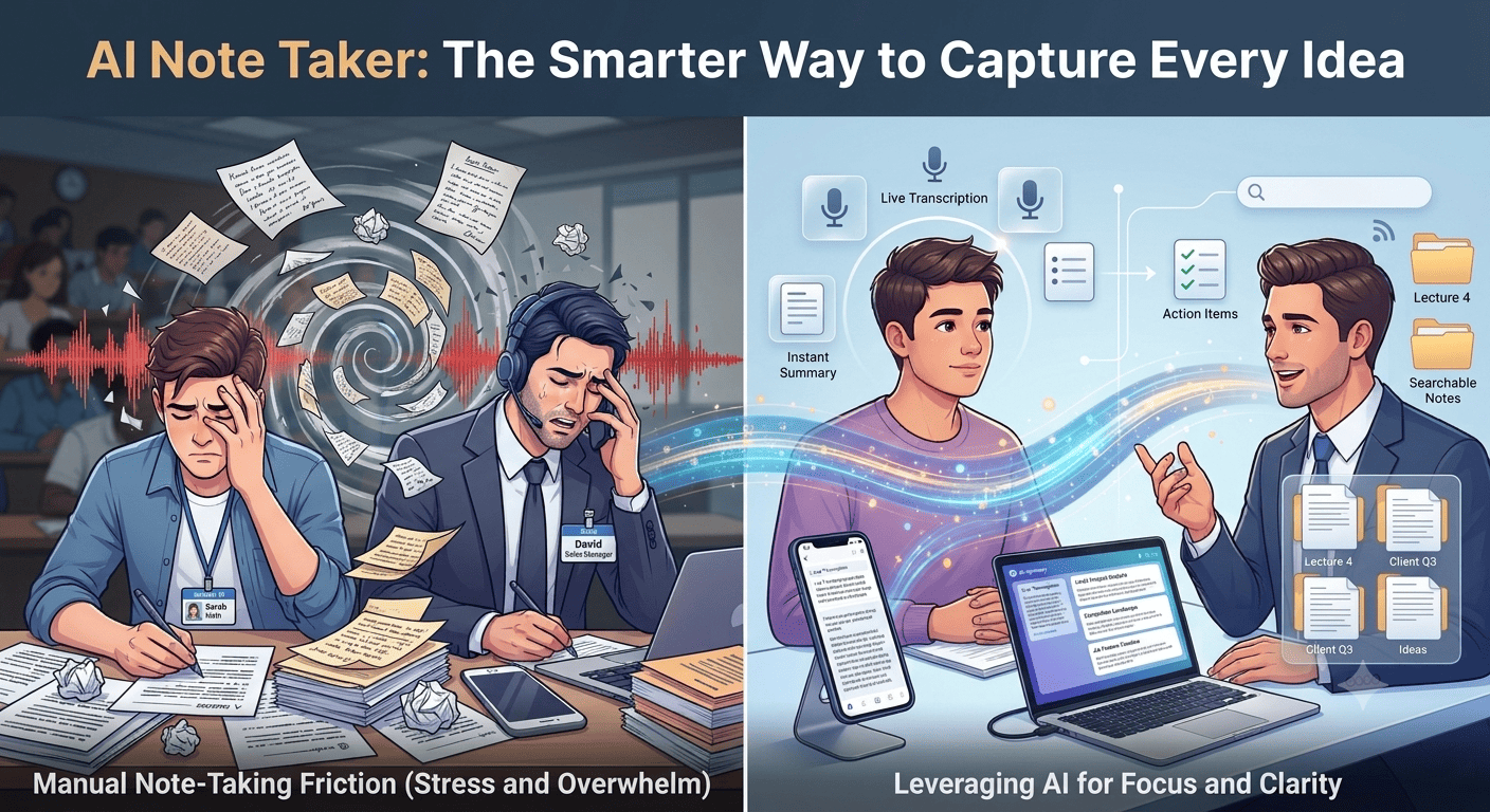 AI Note Taker: The Smarter Way to Capture Every Idea