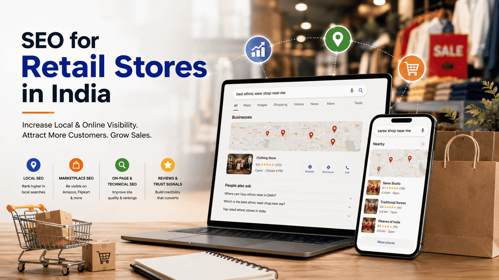 SEO for Retail Stores: Strategies to Increase Local and Online Visibility