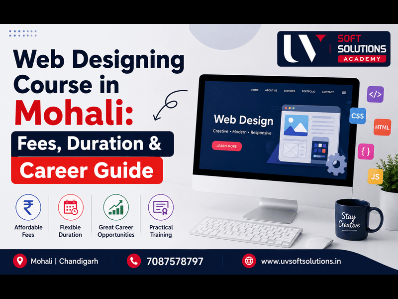Web Designing Course in Mohali: Fees, Duration & Career Guide