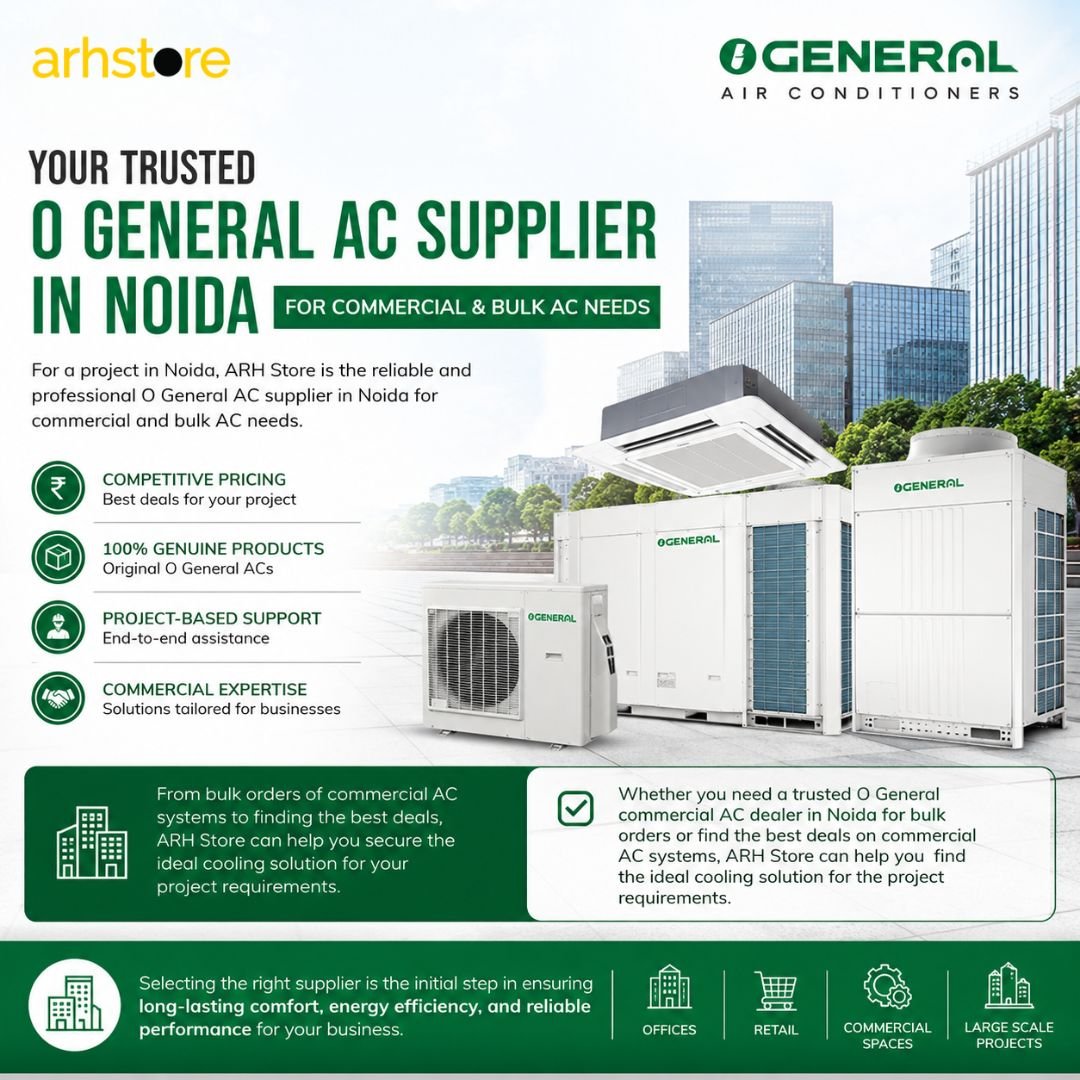 Who is the Best O General AC Supplier for Projects in Noida?