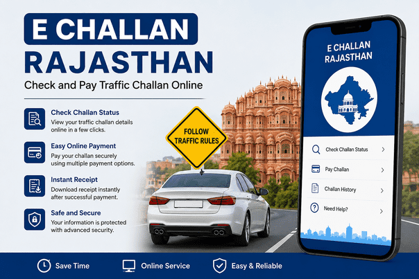 E Challan Rajasthan Payment Steps and How to Do Vehicle Insurance Check Together