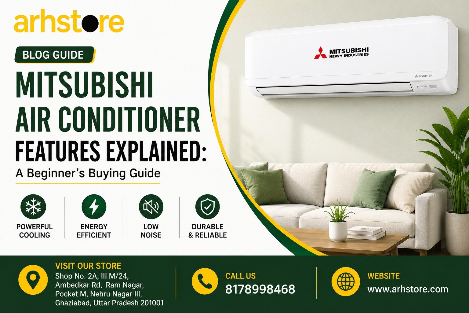 Mitsubishi Air Conditioner Features Explained: A Beginner’s Buying Guide