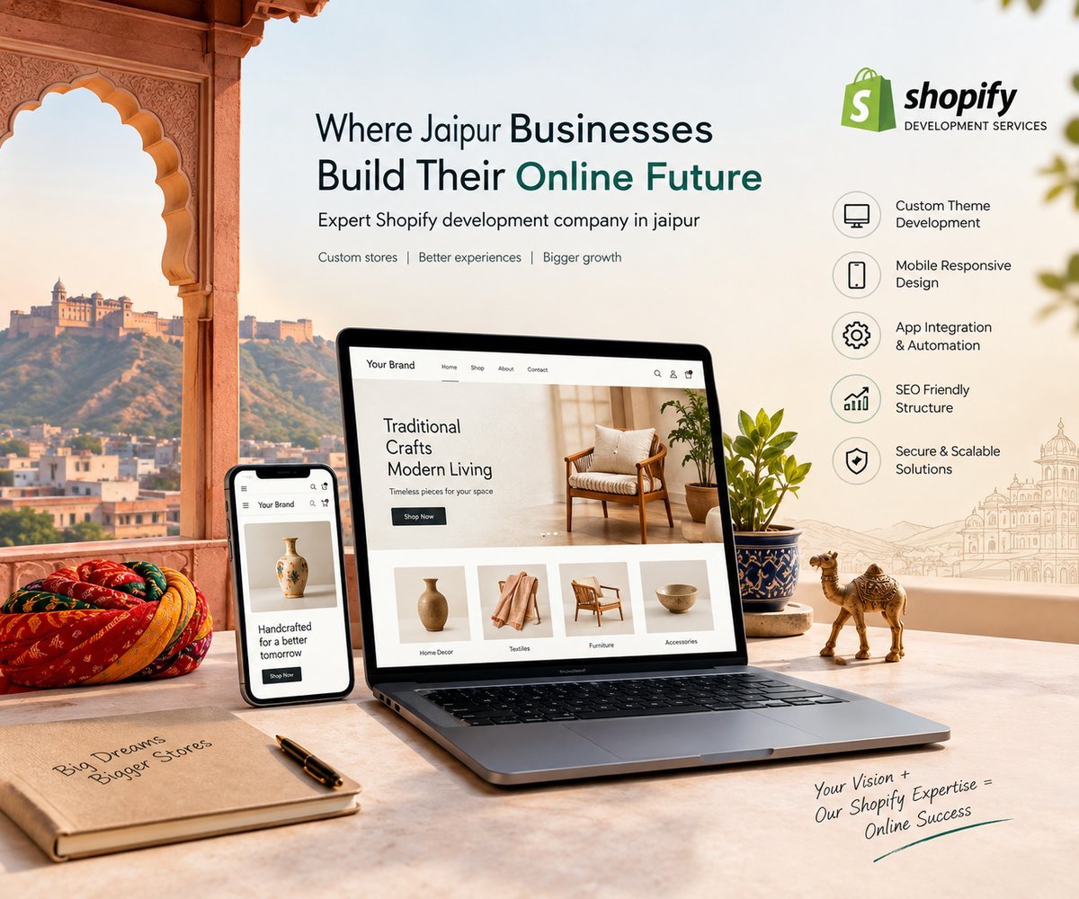 Smart Ideas Become High-Performing Shopify Stores in Jaipur
