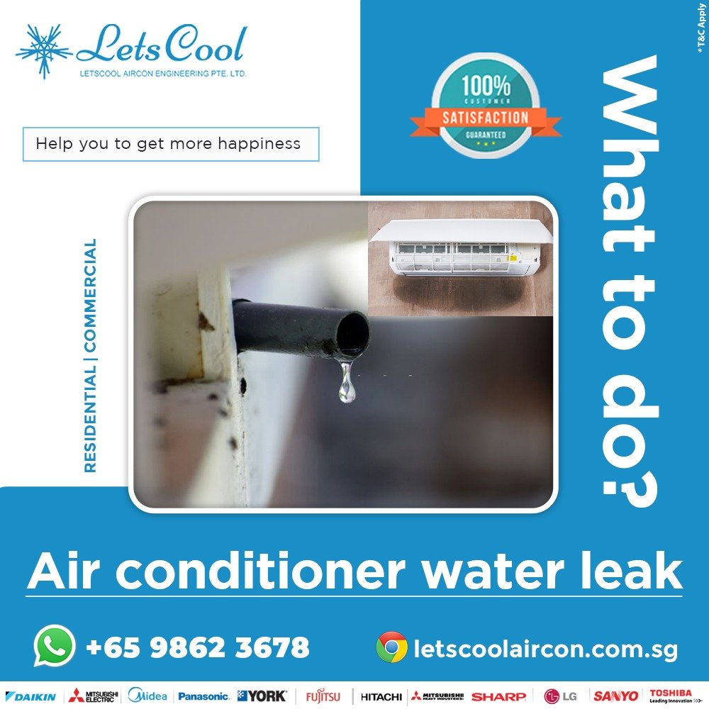 Why is my aircon leaking after heavy usage?