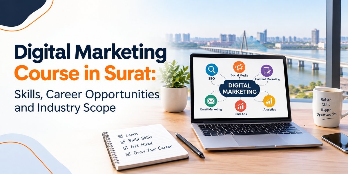 Digital Marketing Course in Surat: Skills, Career Opportunities and Industry Scope
